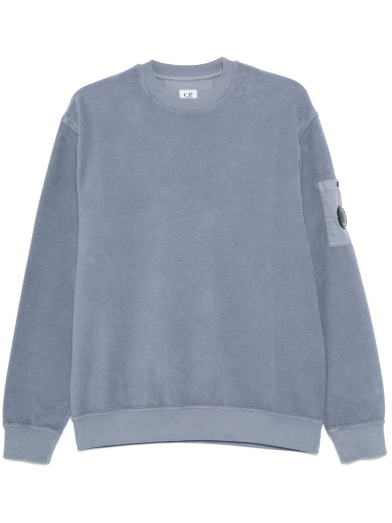 C.P. Company Lens-detail sweatshirt - Blue von C.P. Company