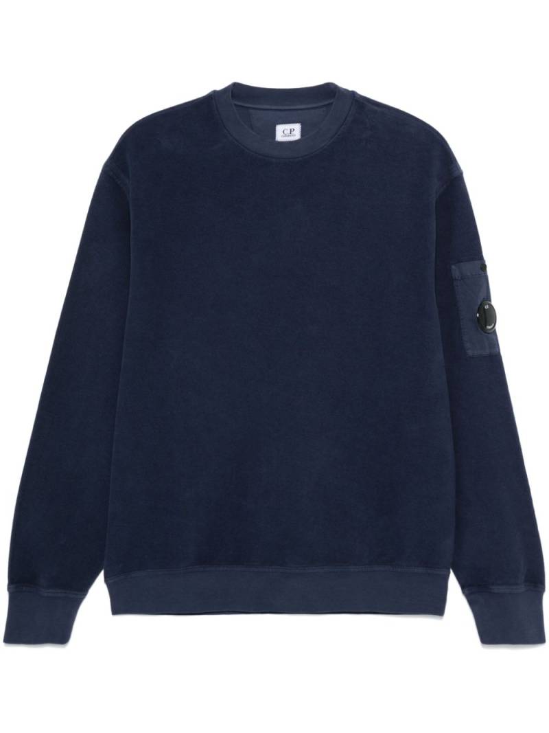 C.P. Company Lens-detail sweatshirt - Blue von C.P. Company