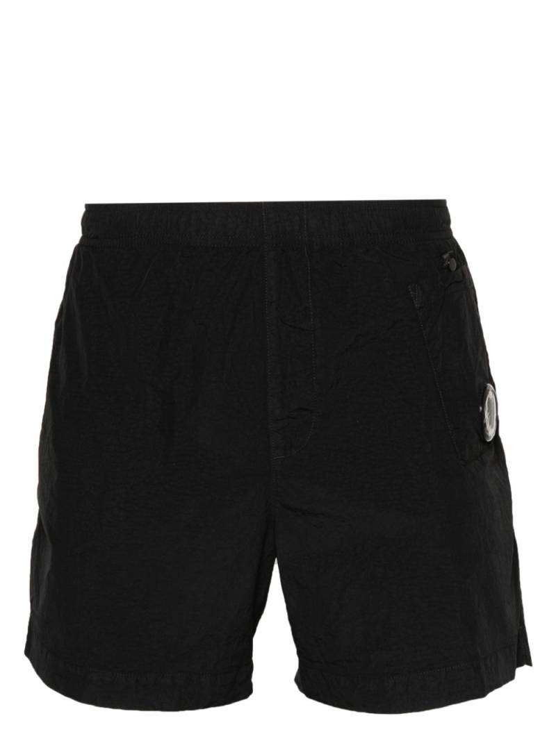 C.P. Company Lens-detail swim shorts - Black von C.P. Company