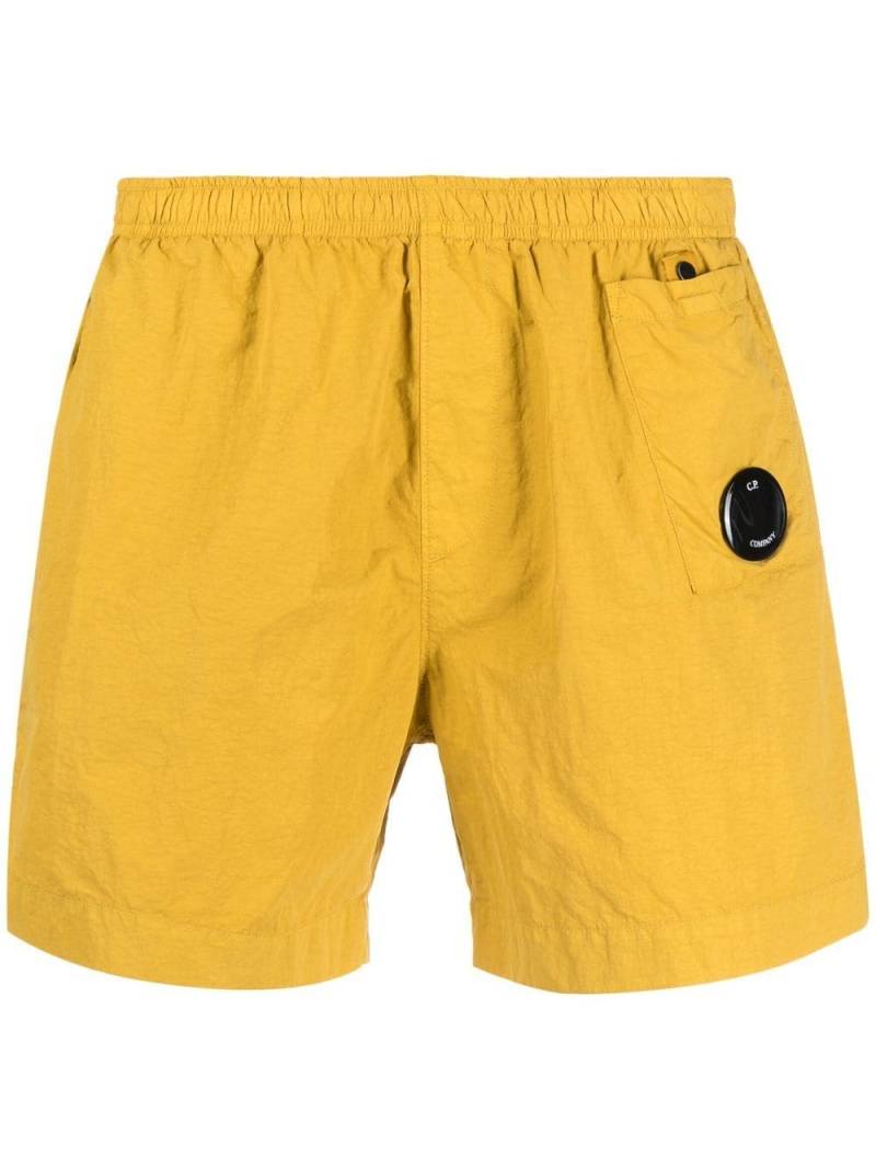 C.P. Company Lens-detail swim shorts - Yellow von C.P. Company