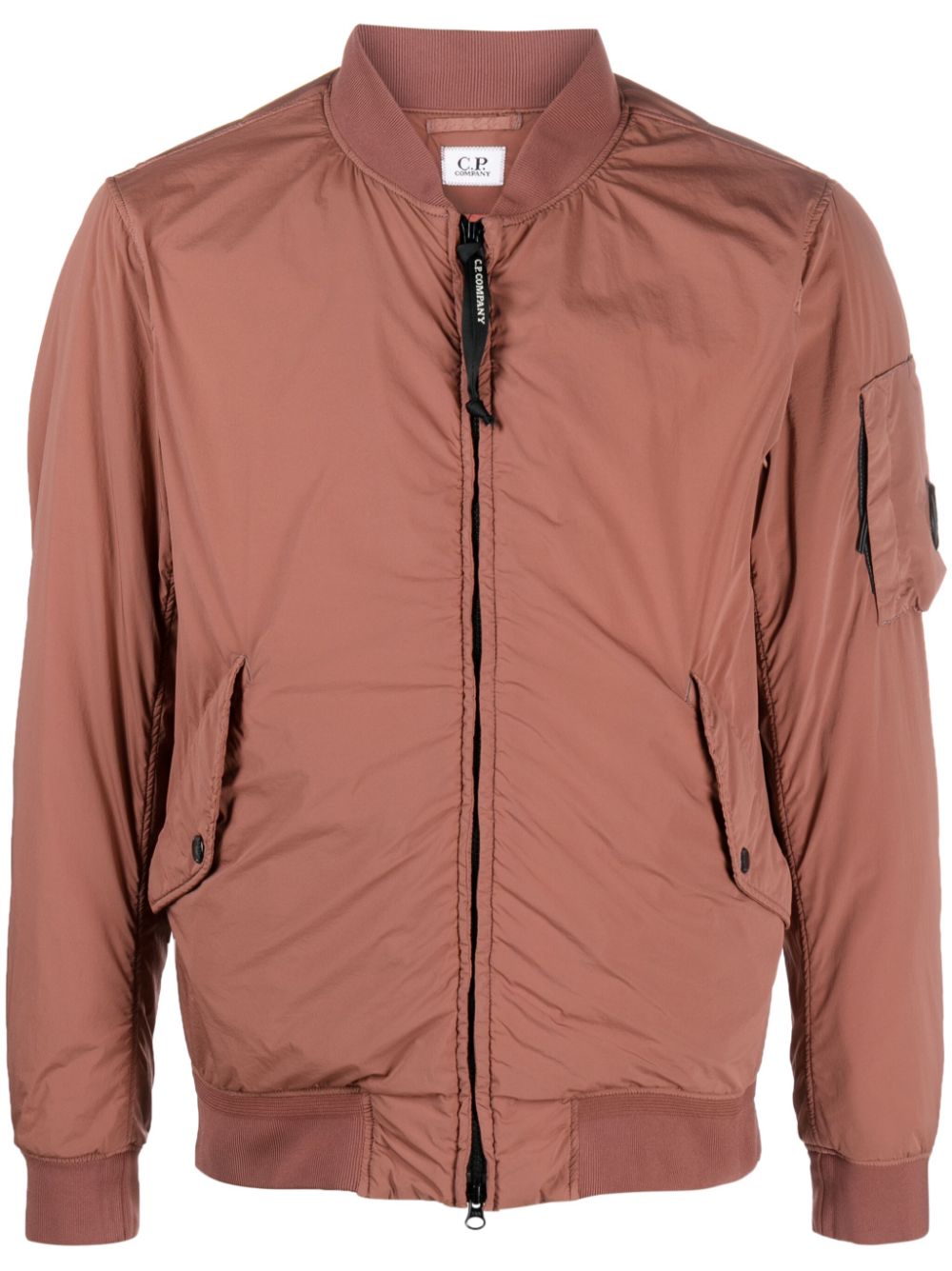 C.P. Company Lens-detail zip-up bomber jacket - Pink von C.P. Company