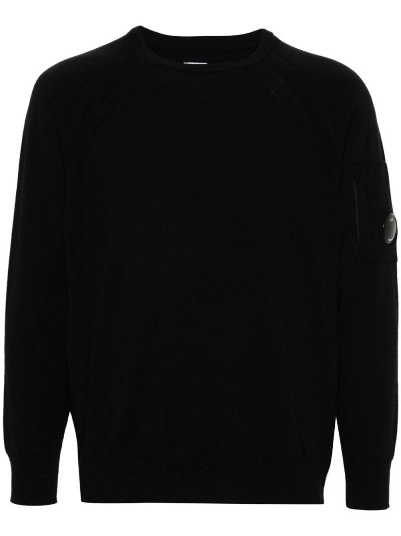 C.P. Company Lens-detailed sweater - Black von C.P. Company