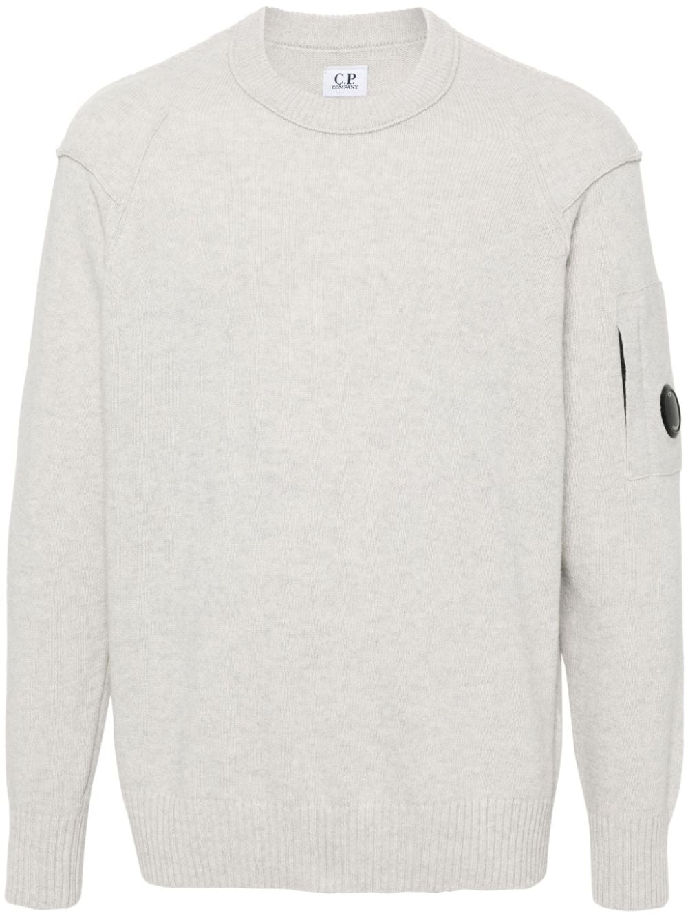 C.P. Company Lens-detailed sweater - Grey von C.P. Company