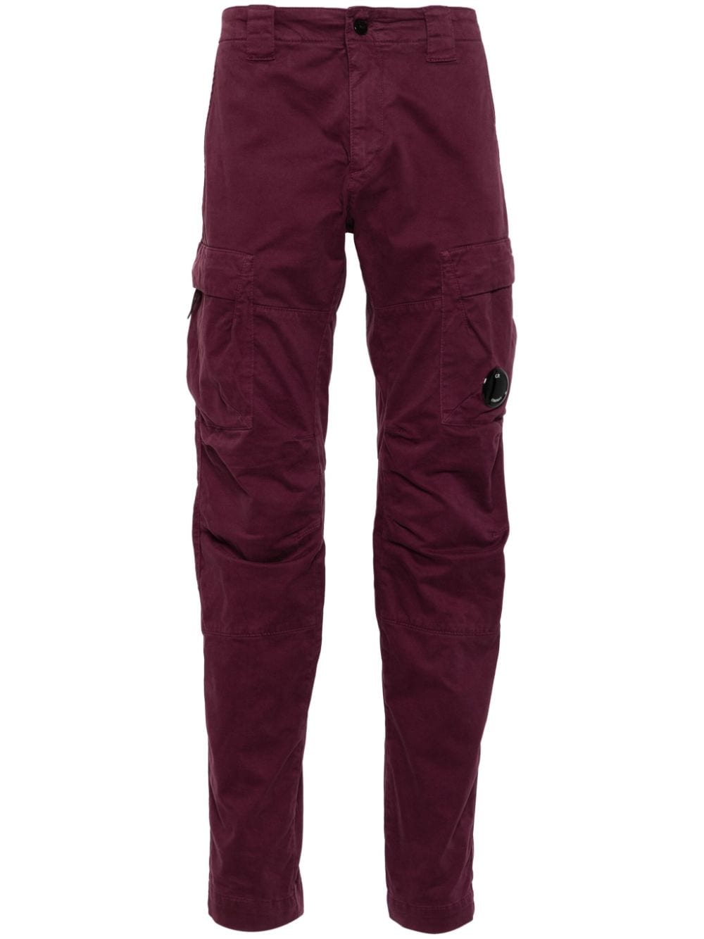 C.P. Company Lens tapered-leg cargo trousers - Purple von C.P. Company