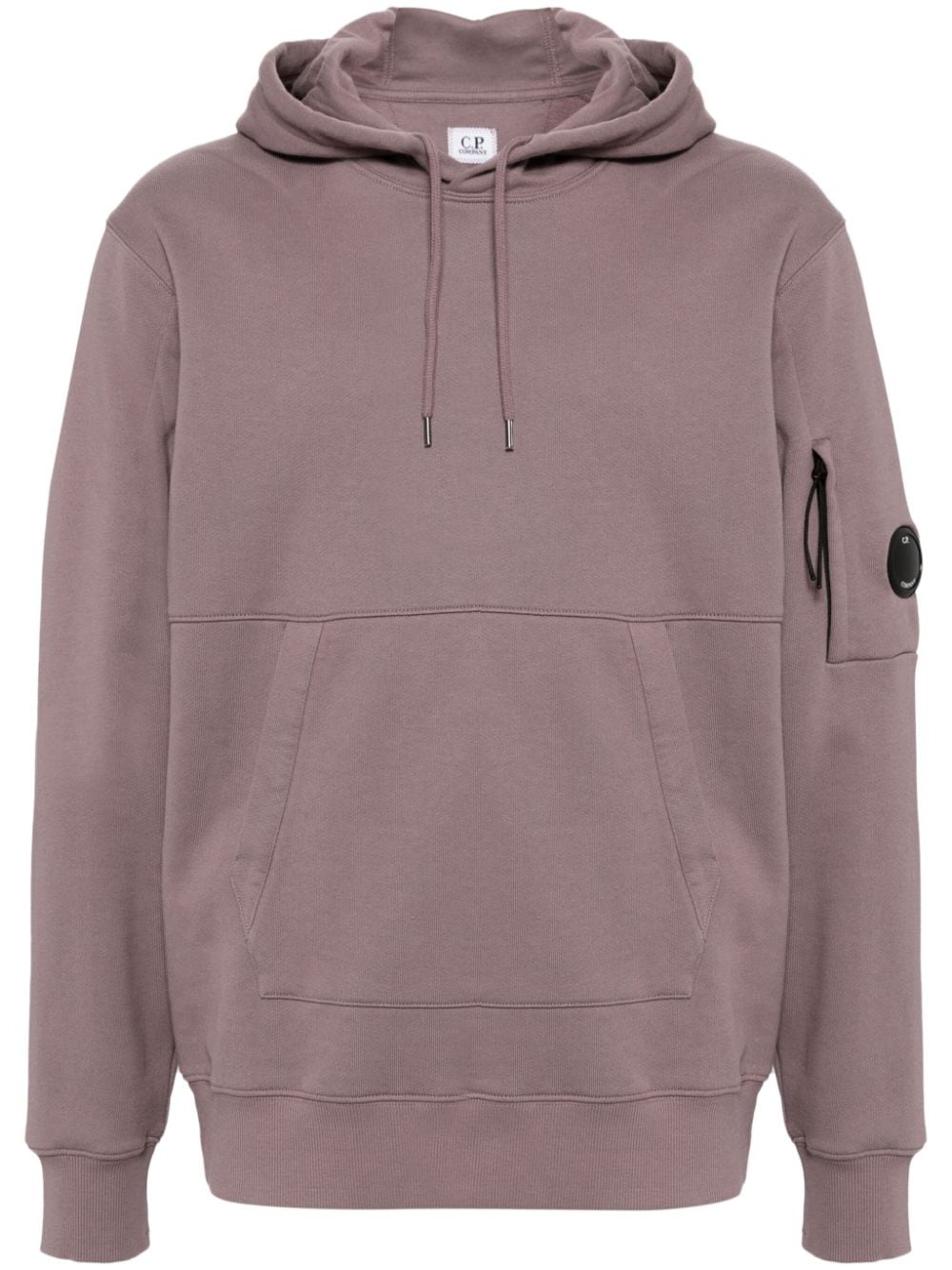 C.P. Company Lens diagonal-raised hoodie - Purple von C.P. Company