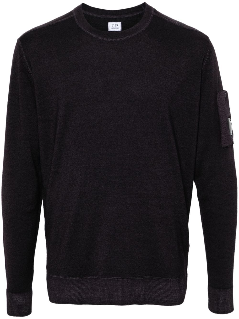 C.P. Company Lens-embellished sweater - Purple von C.P. Company