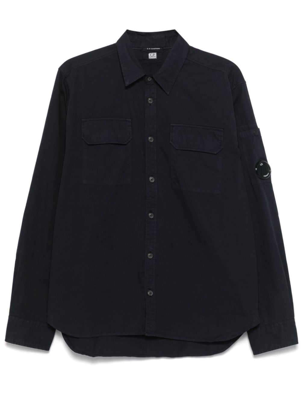 C.P. Company Lens gabardine shirt - Blue von C.P. Company