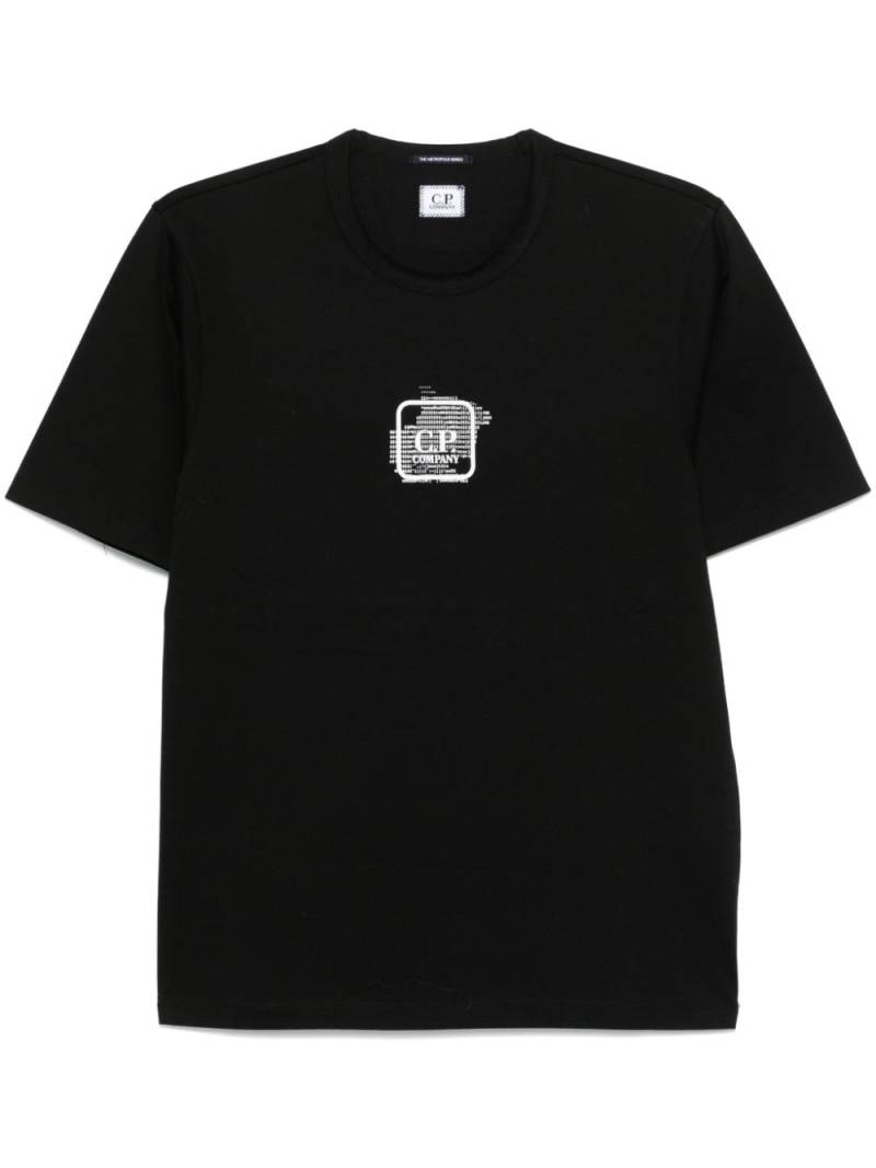 C.P. Company Mercerized Jersey T-shirt - Black von C.P. Company