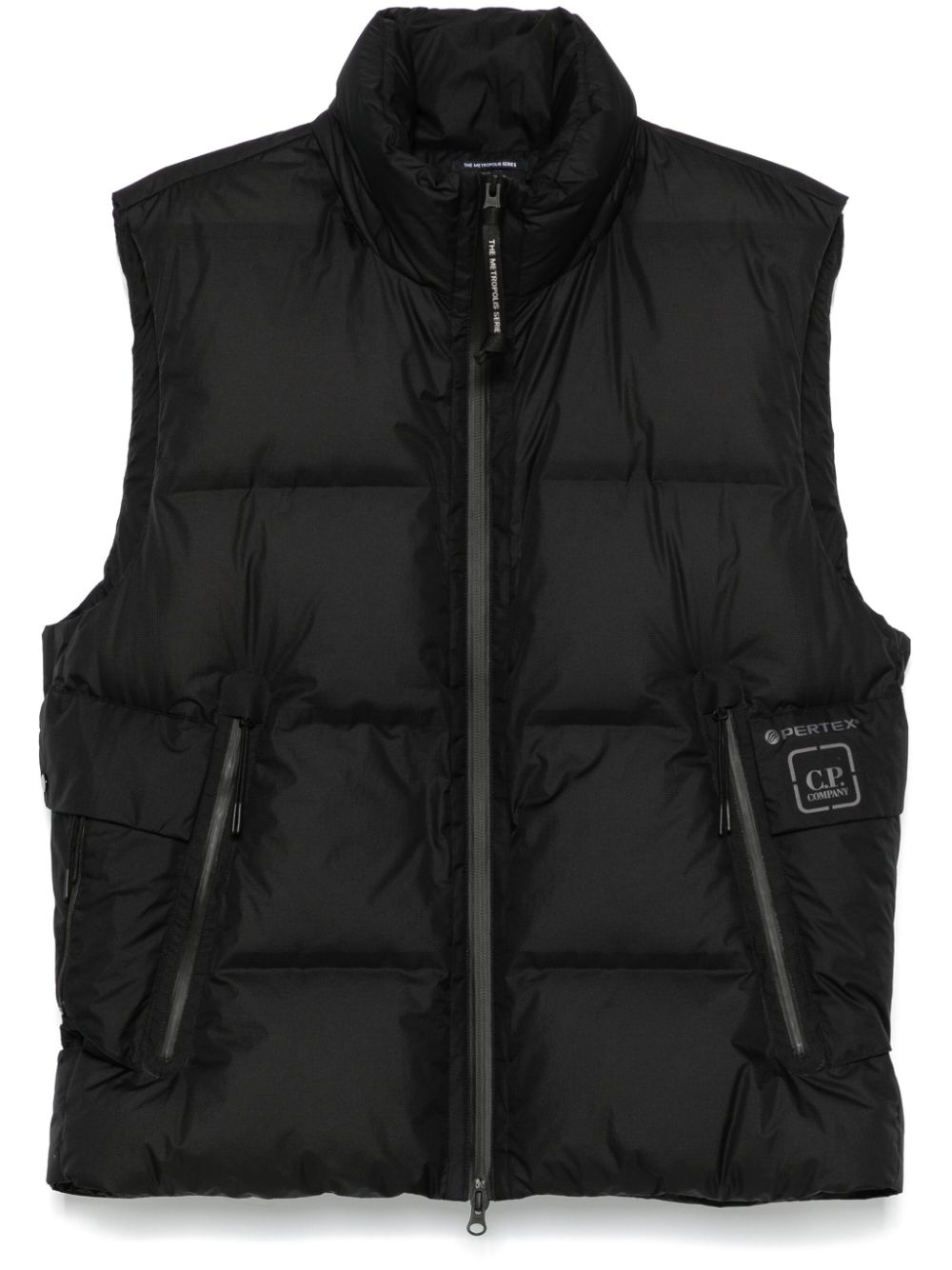 C.P. Company Pertex gilet - Black von C.P. Company