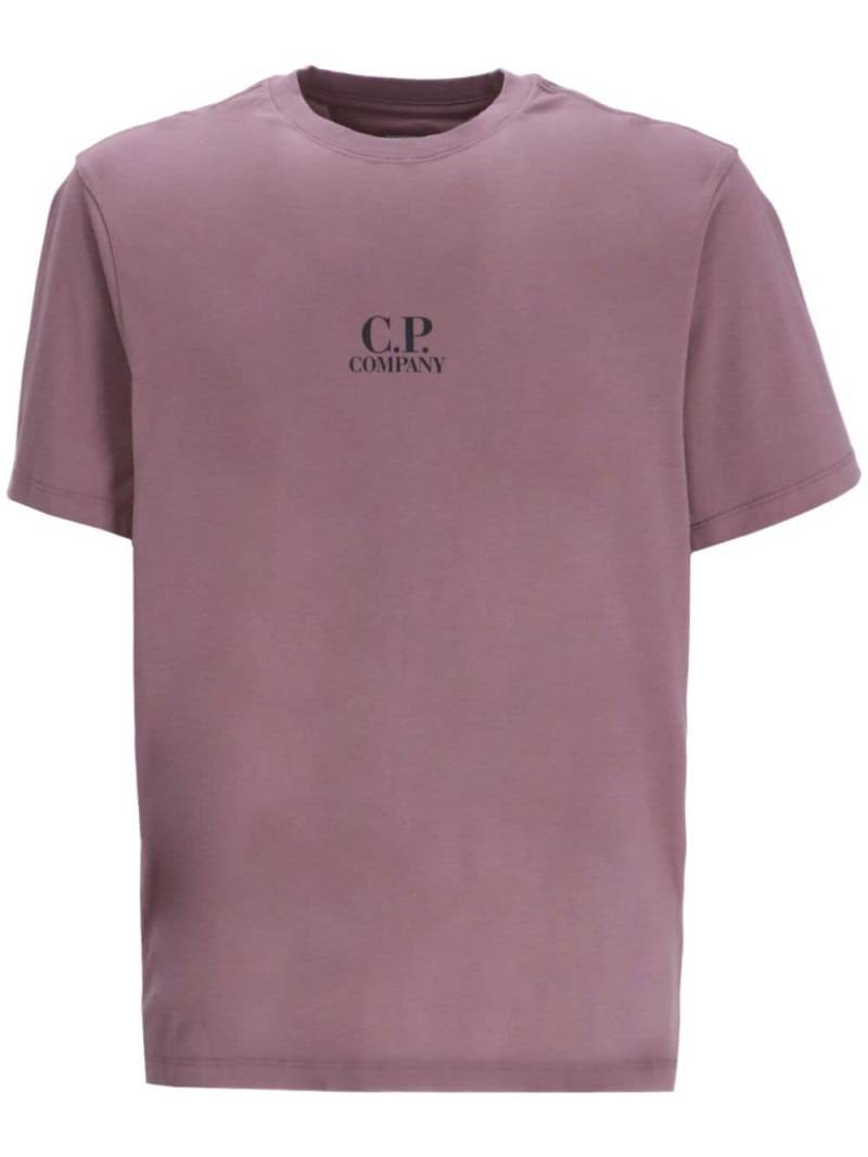 C.P. Company Print to the front and back t-shit - Pink von C.P. Company