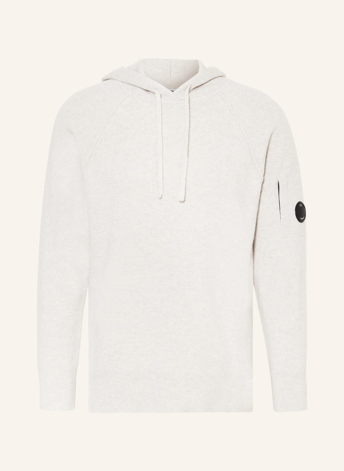 C.P. Company Strick-Hoodie weiss von C.P. Company