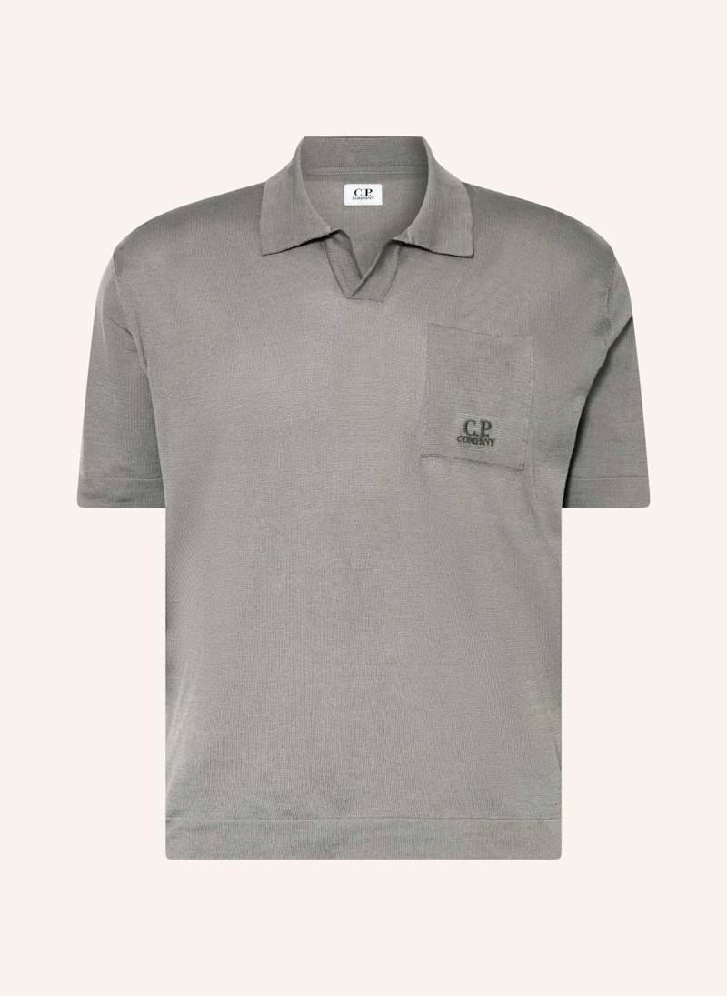 C.P. Company Strick-Poloshirt grau von C.P. Company