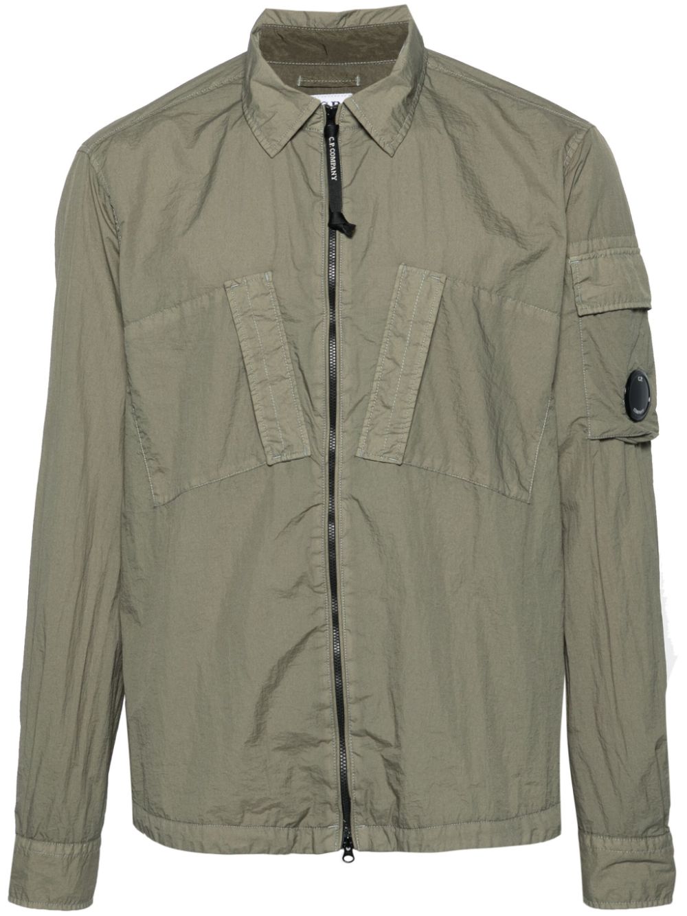 C.P. Company Taylon L lens-detail shirt - Green von C.P. Company