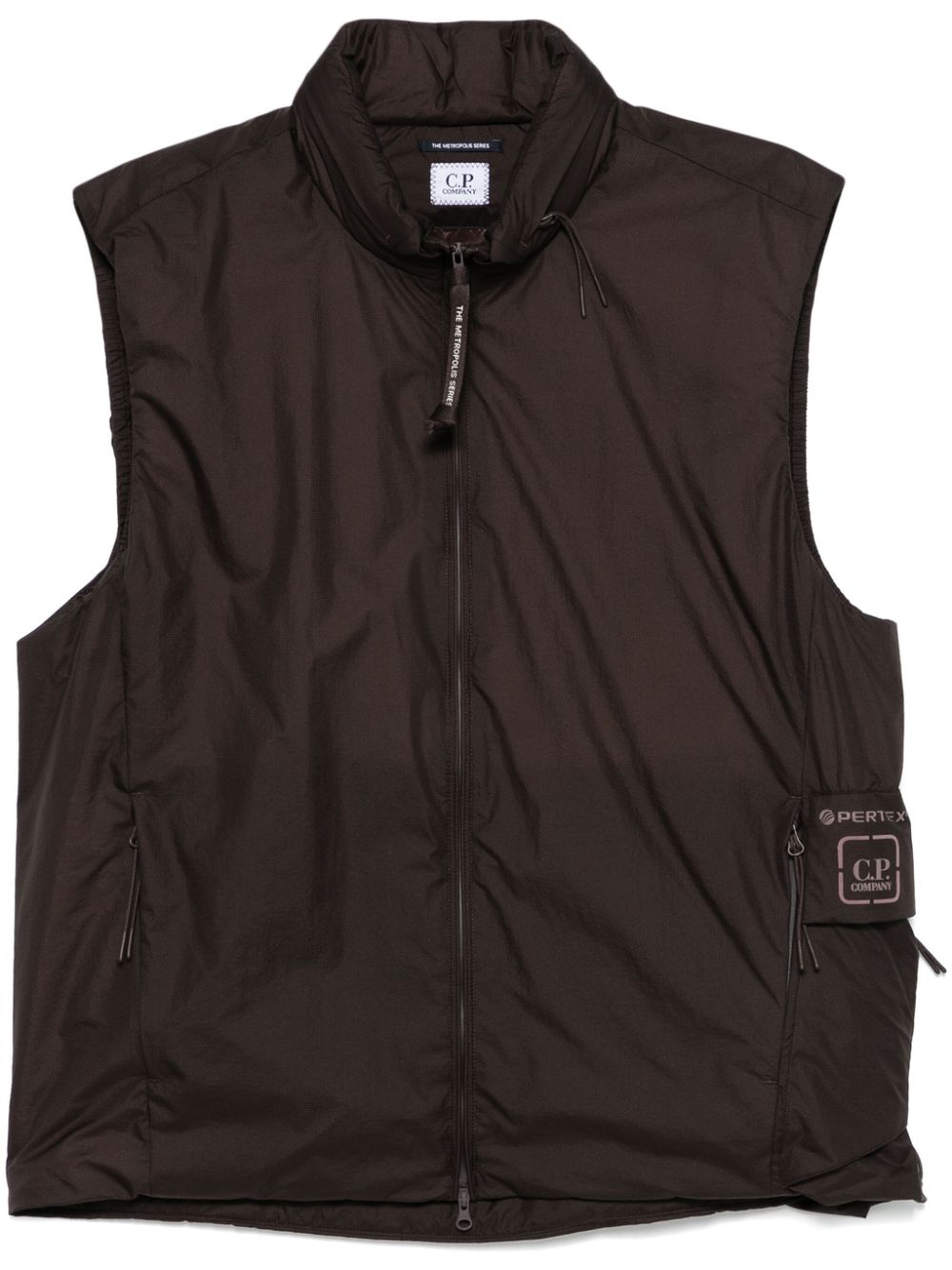 C.P. Company The Metropolis Series Pertex® gilet - Brown von C.P. Company