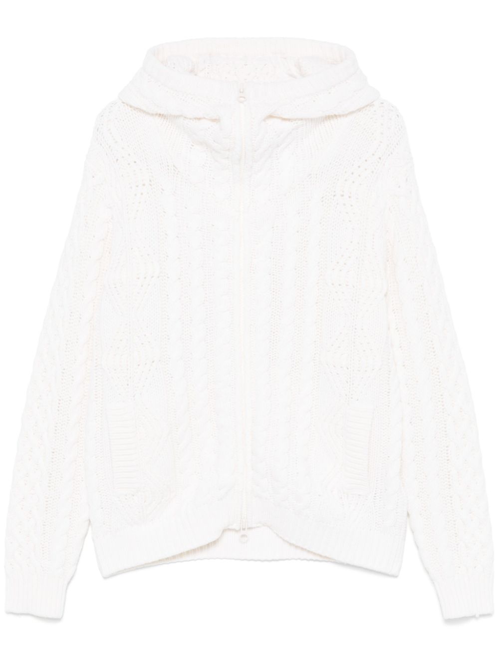 C.P. Company cable-knit cardigan - White von C.P. Company