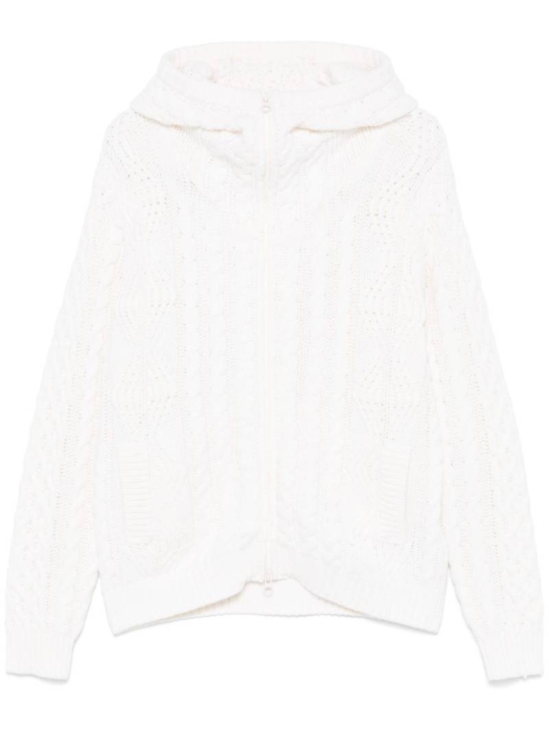 C.P. Company cable-knit cardigan - White von C.P. Company