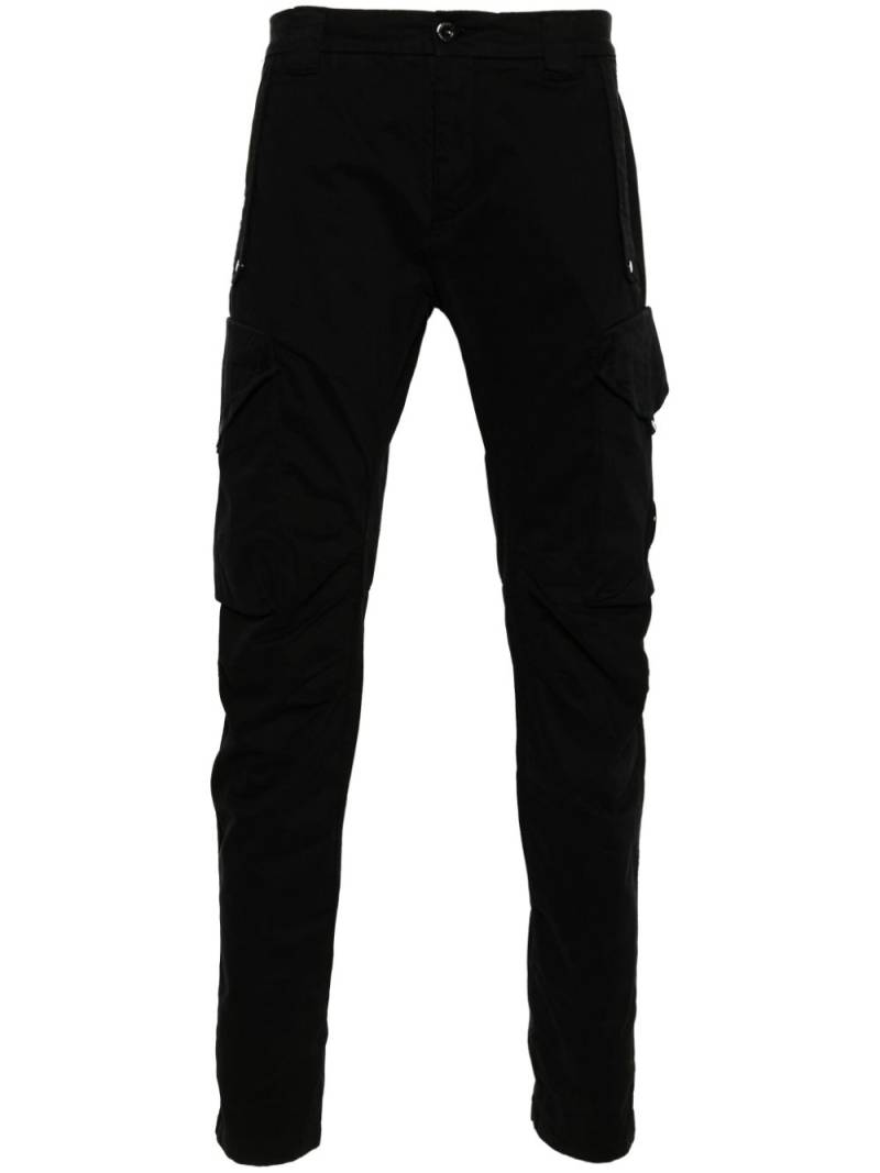 C.P. Company Lens-detail cargo trousers - Black von C.P. Company