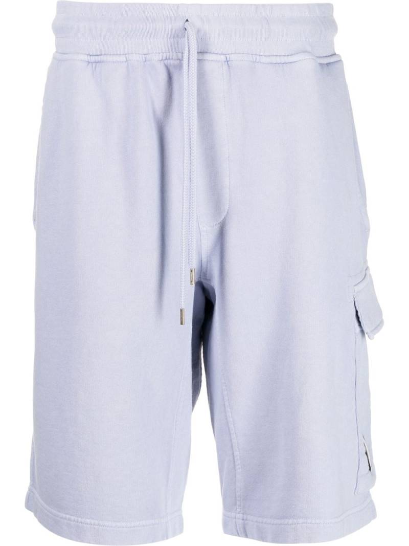 C.P. Company cargo-pocket cotton track shorts - Blue von C.P. Company