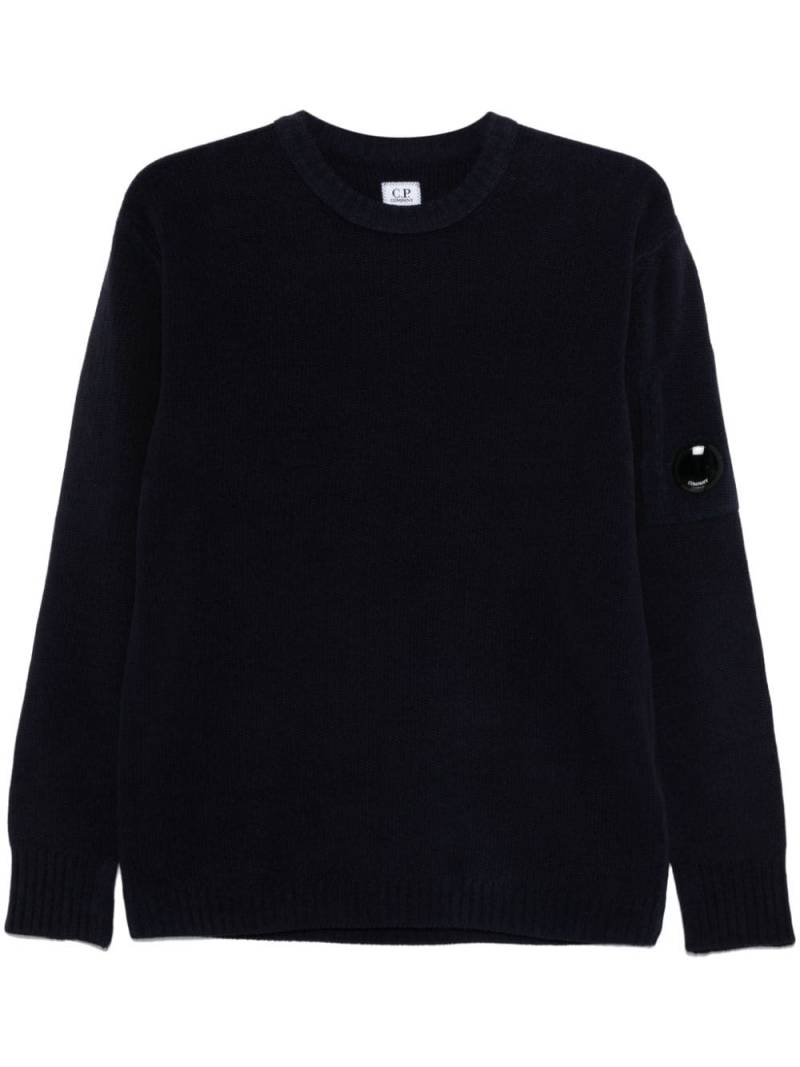 C.P. Company chenille crew-neck sweater - Blue von C.P. Company