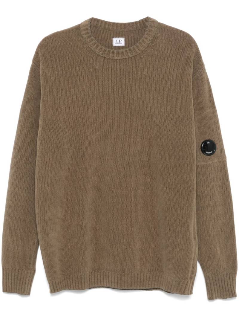 C.P. Company chenille crew-neck sweater - Green von C.P. Company