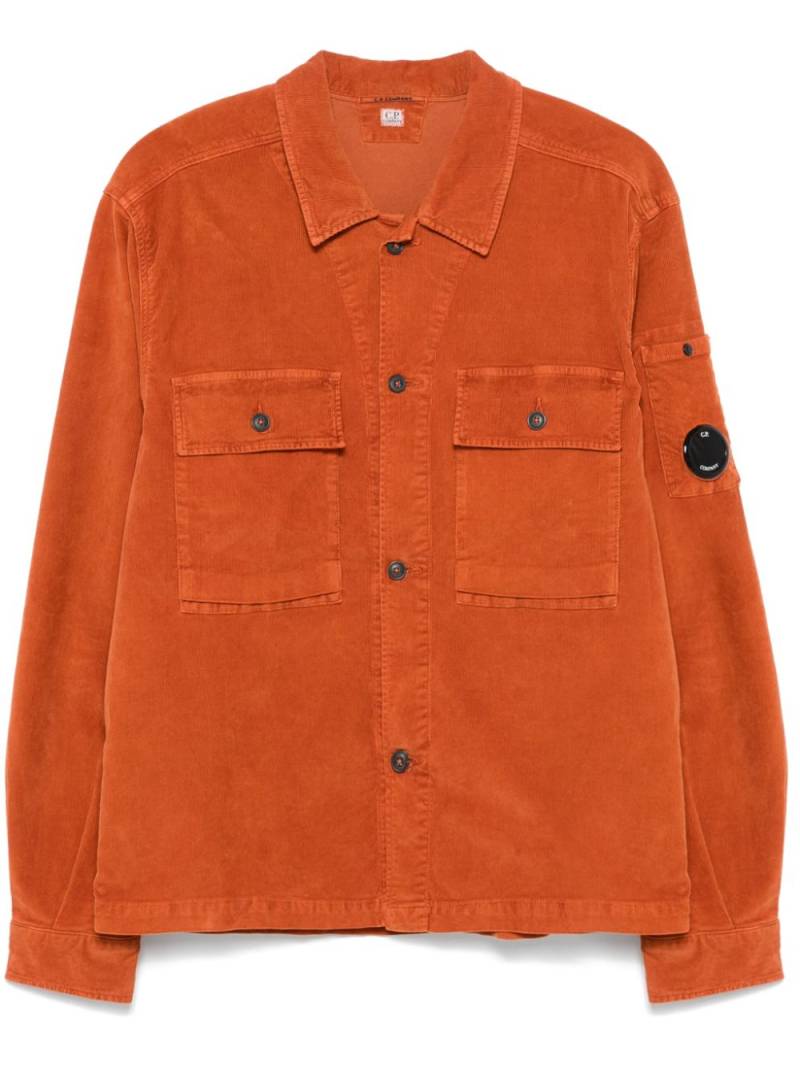 C.P. Company corduroy button-up overshirt - Orange von C.P. Company