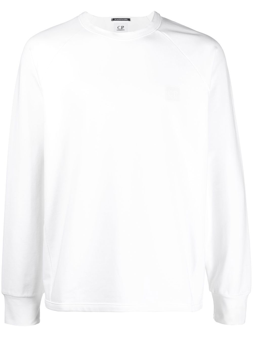 C.P. Company logo-appliqué sweatshirt - White von C.P. Company