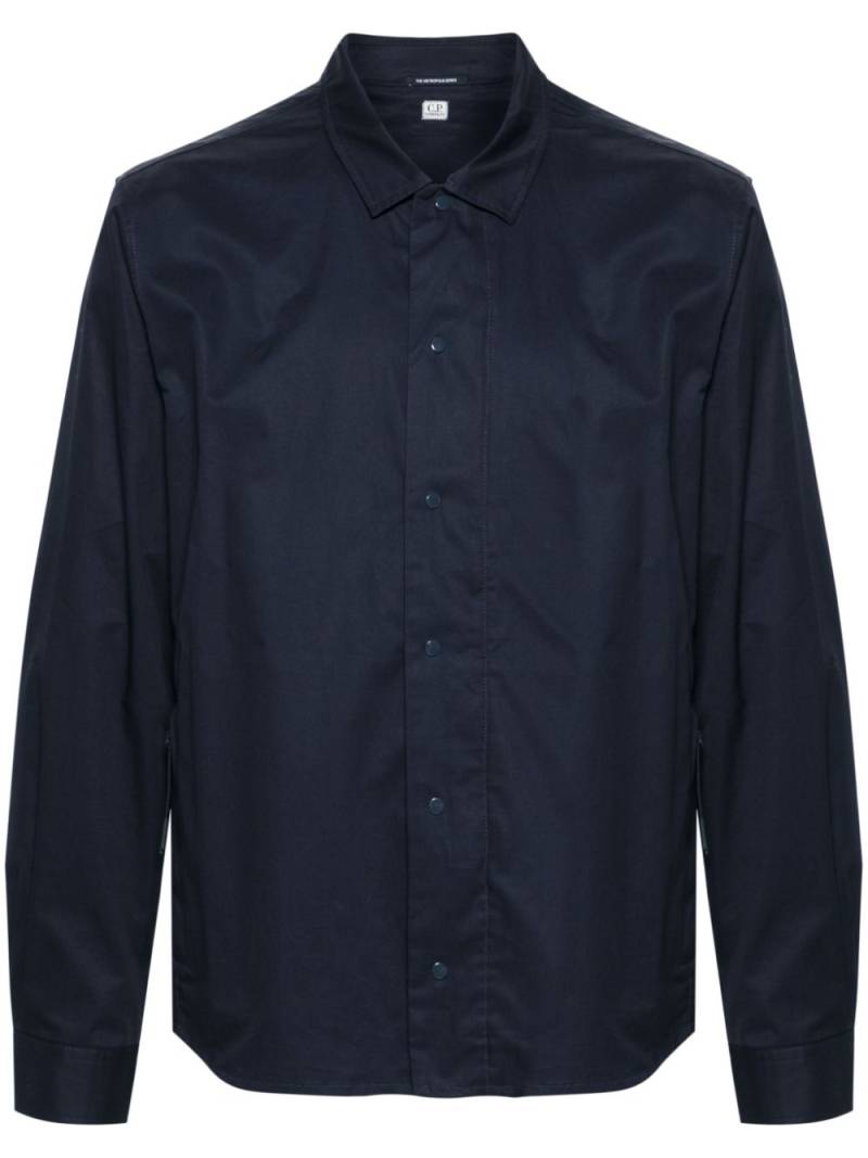 C.P. Company The Metropolis Series gabardine overshirt - Blue von C.P. Company