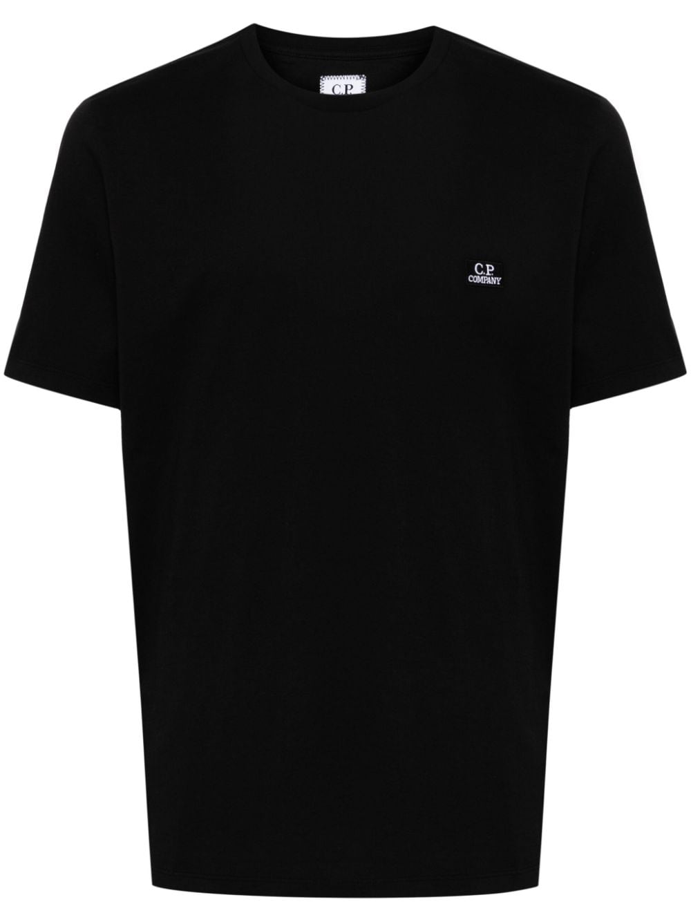 C.P. Company embroidered-logo cotton T-shirt - Black von C.P. Company