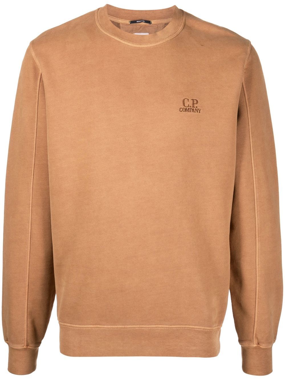 C.P. Company embroidered logo sweatshirt - Brown von C.P. Company