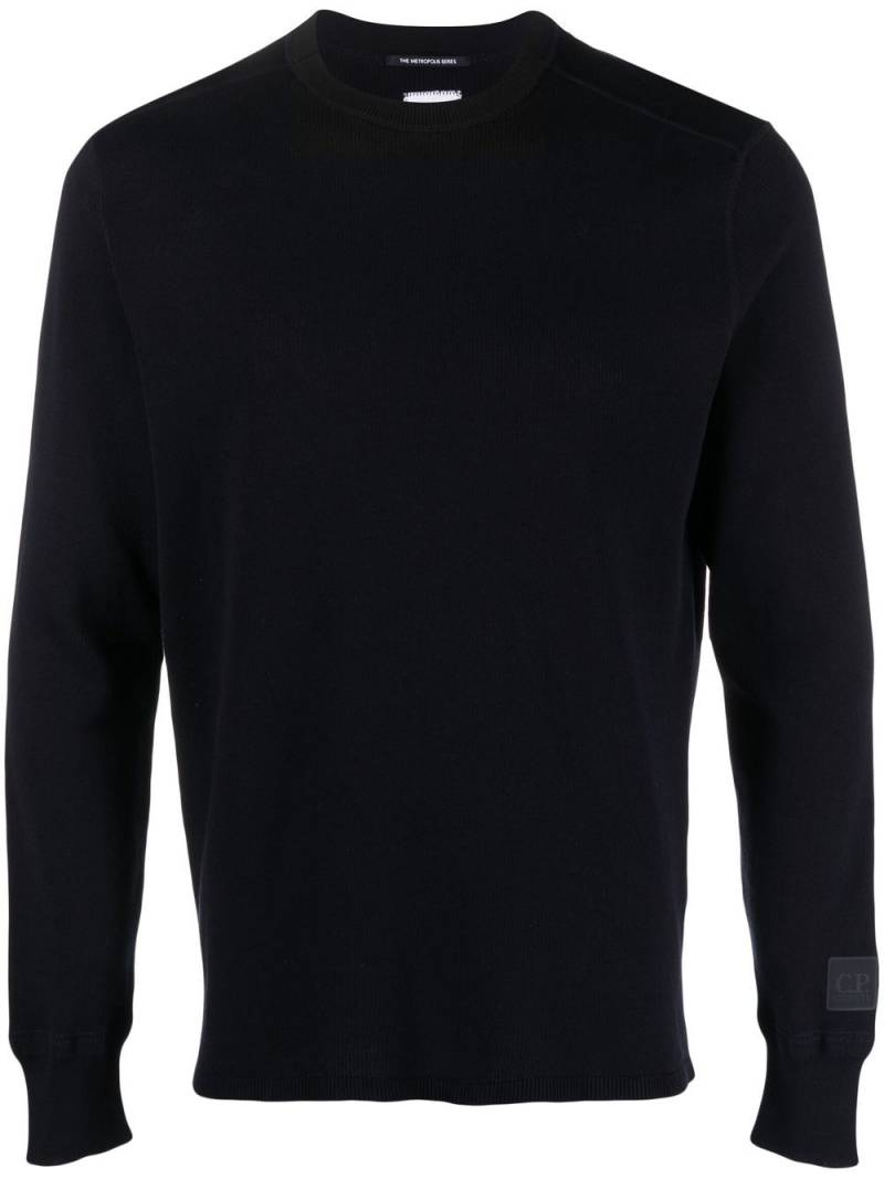 C.P. Company fine-ribbed jumper - Blue von C.P. Company