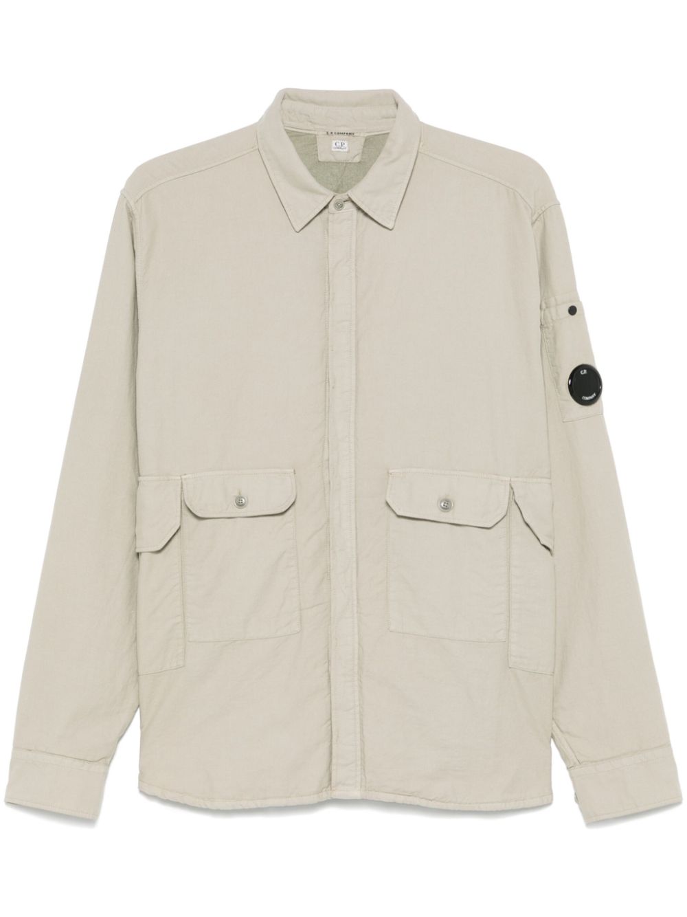 C.P. Company flannel lined overshirt - Neutrals von C.P. Company