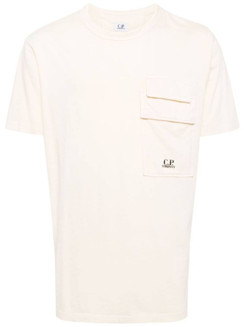 C.P. Company flap-pocket cotton T-shirt - Neutrals von C.P. Company