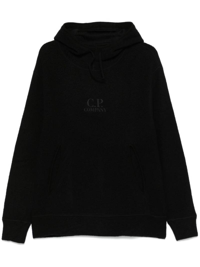 C.P. Company fleece hoodie - Black von C.P. Company