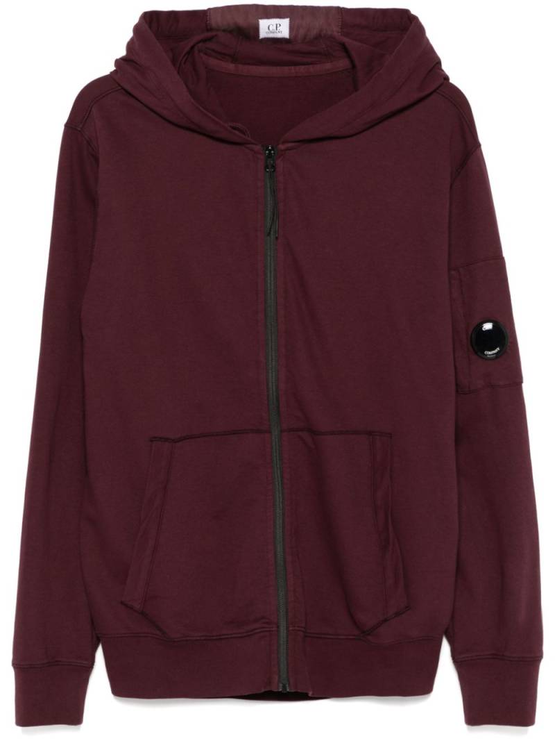 C.P. Company fleece zip-up hoodie - Purple von C.P. Company