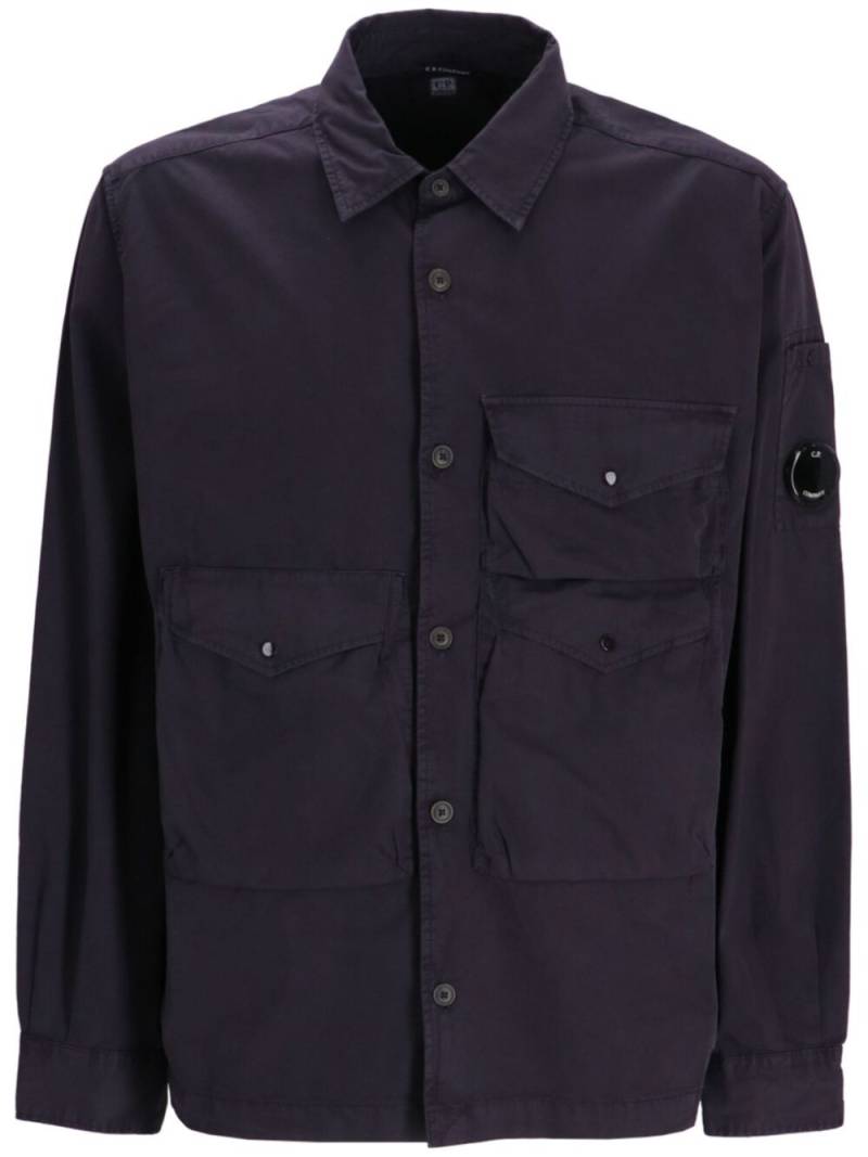 C.P. Company gabardine buttoned shirt - Grey von C.P. Company