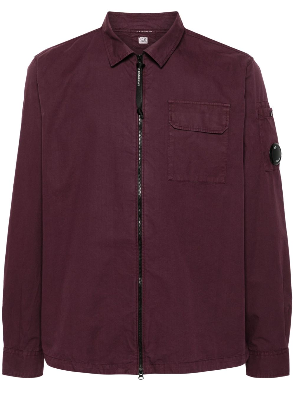 C.P. Company gabardine overshirt - Purple von C.P. Company