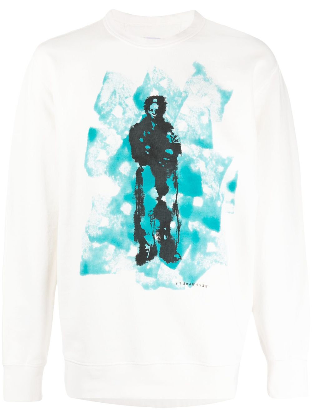 C.P. Company graphic-print cotton sweatshirt - White von C.P. Company