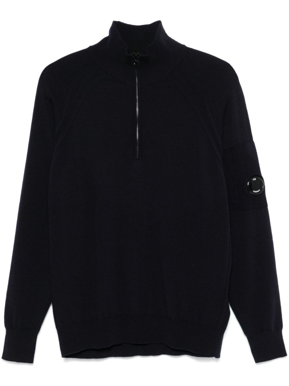 C.P. Company half-zip sweater - Blue von C.P. Company