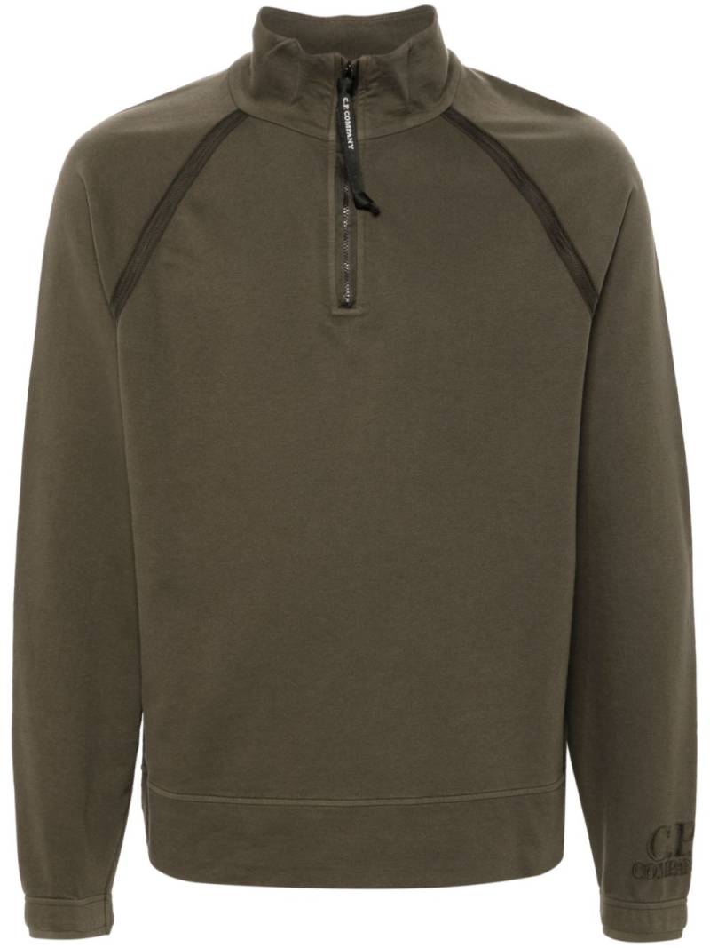 C.P. Company half-zip sweatshirt - Green von C.P. Company