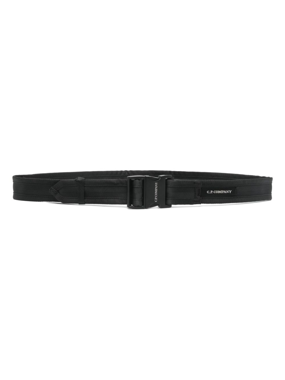 C.P. Company herringbone-pattern belt - Black von C.P. Company