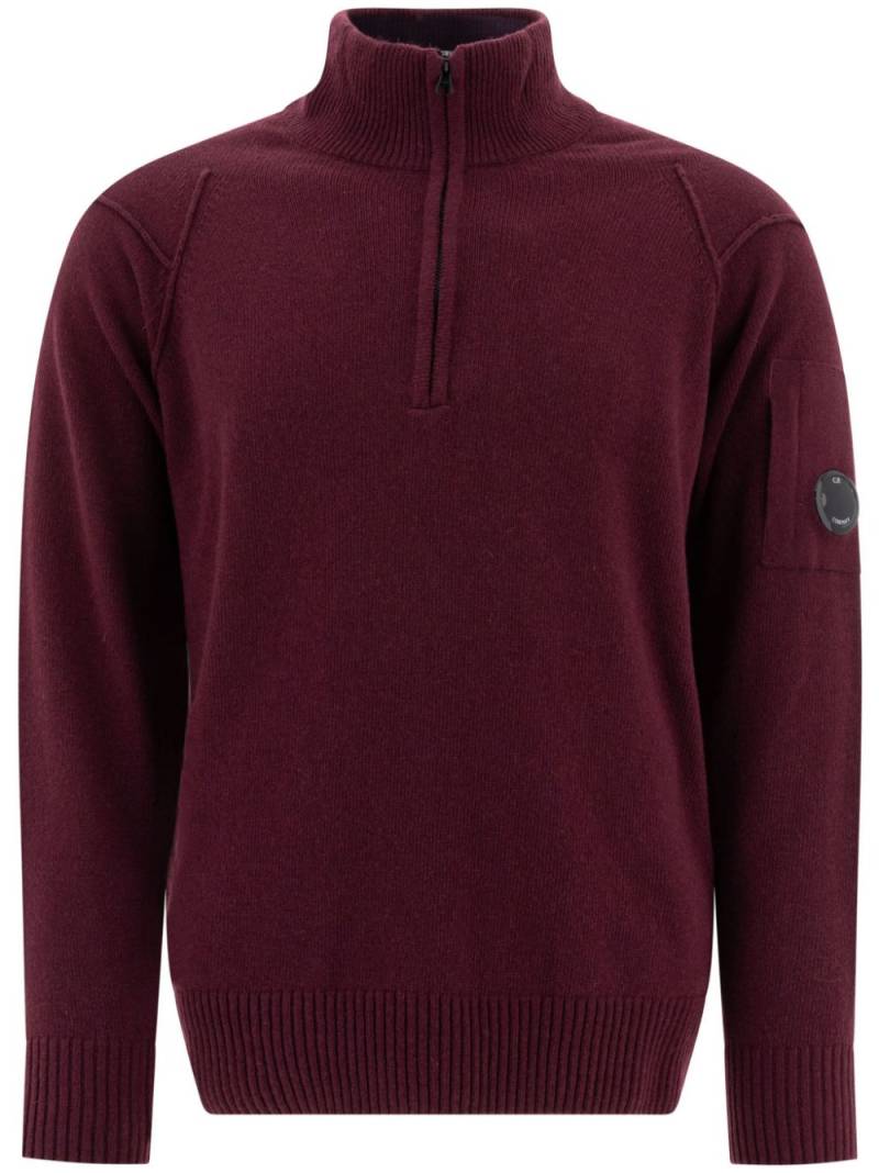 C.P. Company high neck jumper - Red von C.P. Company