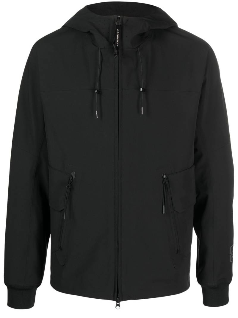 C.P. Company hooded zip-fastening jacket - Black von C.P. Company