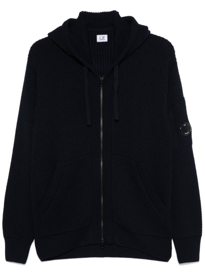 C.P. Company hooded zip-up cardigan - Blue von C.P. Company