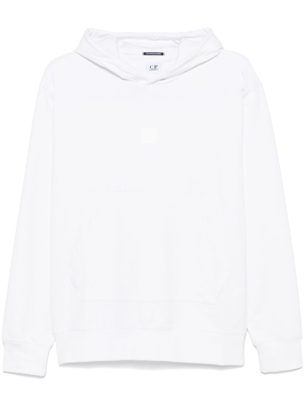 C.P. Company jersey hoodie - White von C.P. Company