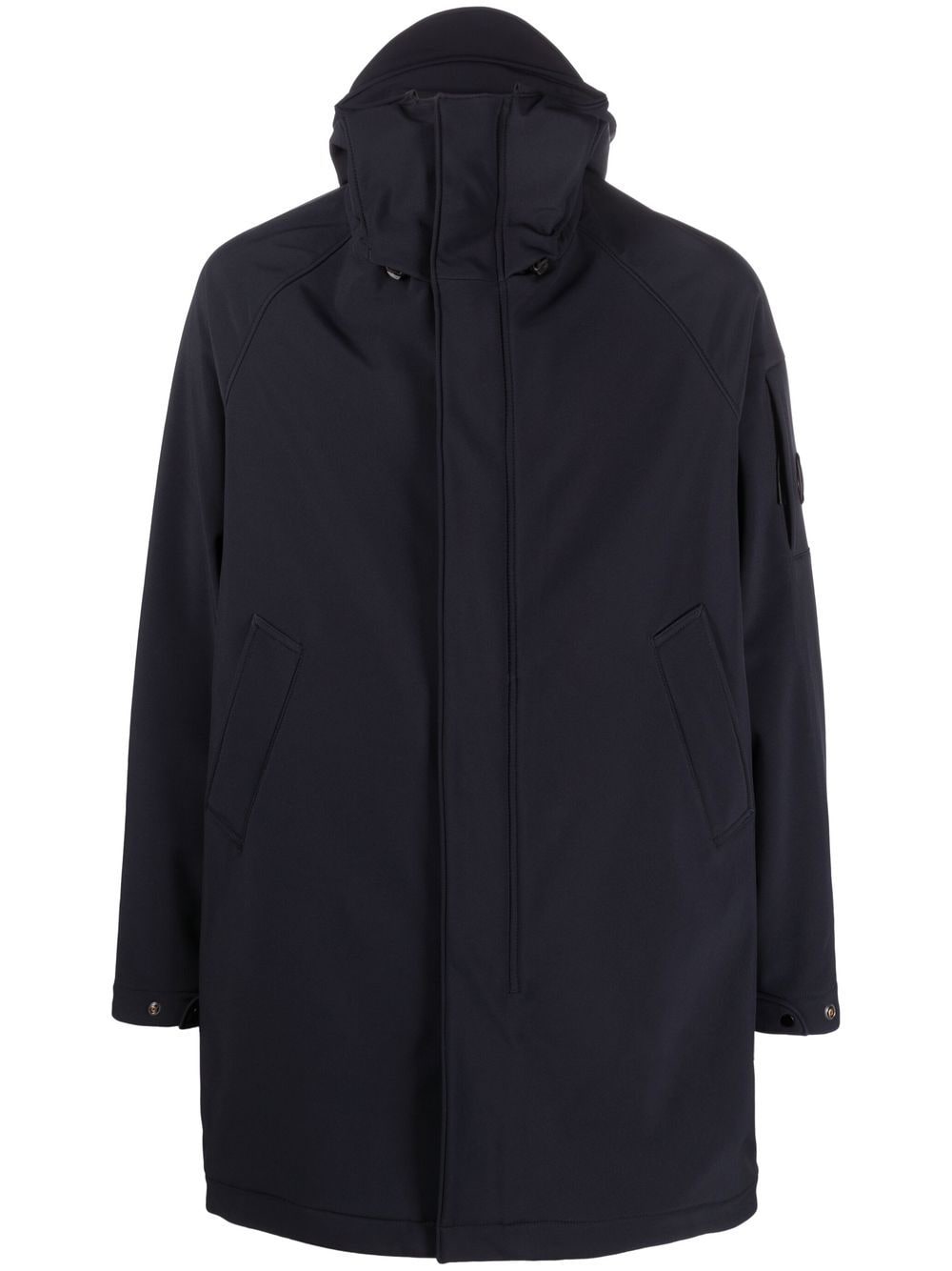 C.P. Company lens-detail zip coat - Blue von C.P. Company