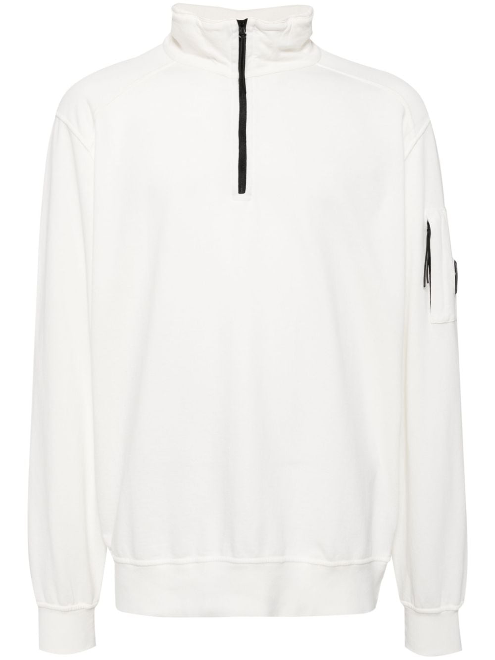 C.P. Company light-fleece half-zip sweatshirt - White von C.P. Company