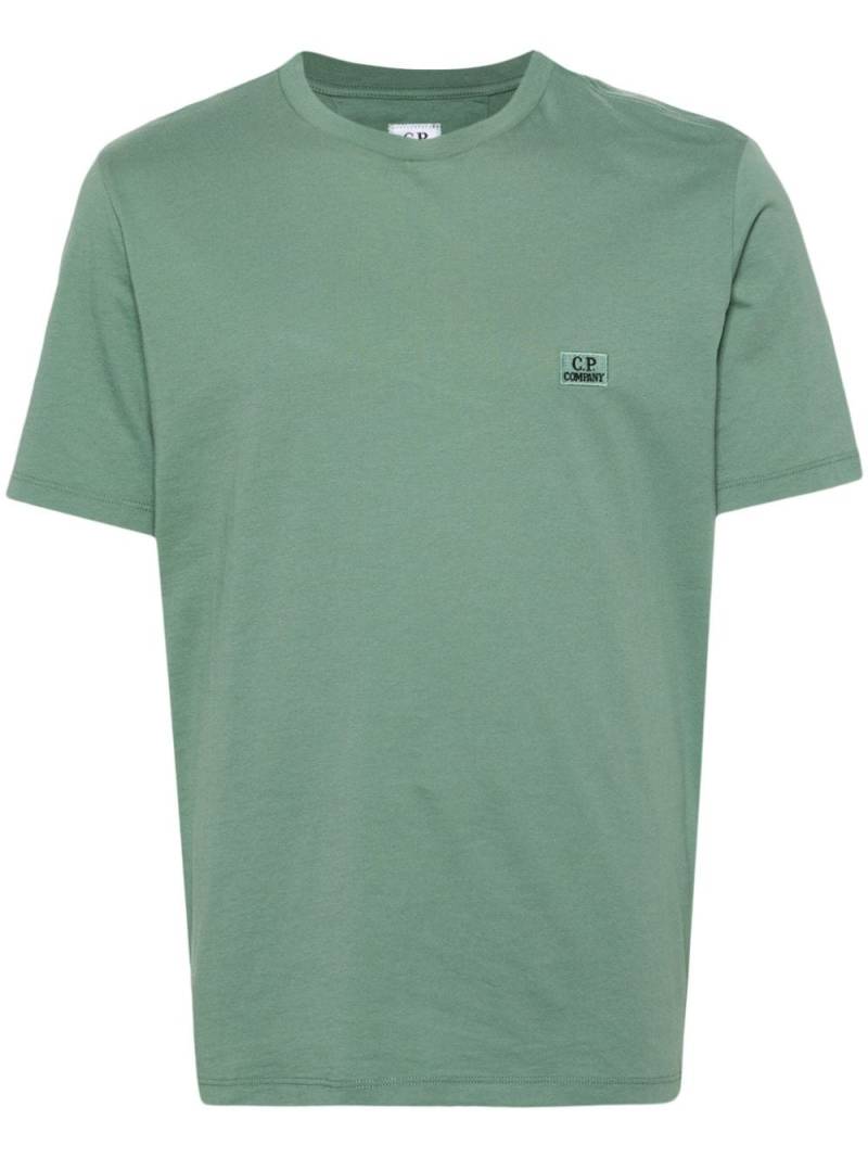 C.P. Company logo-appliqué cotton T-shirt - Green von C.P. Company