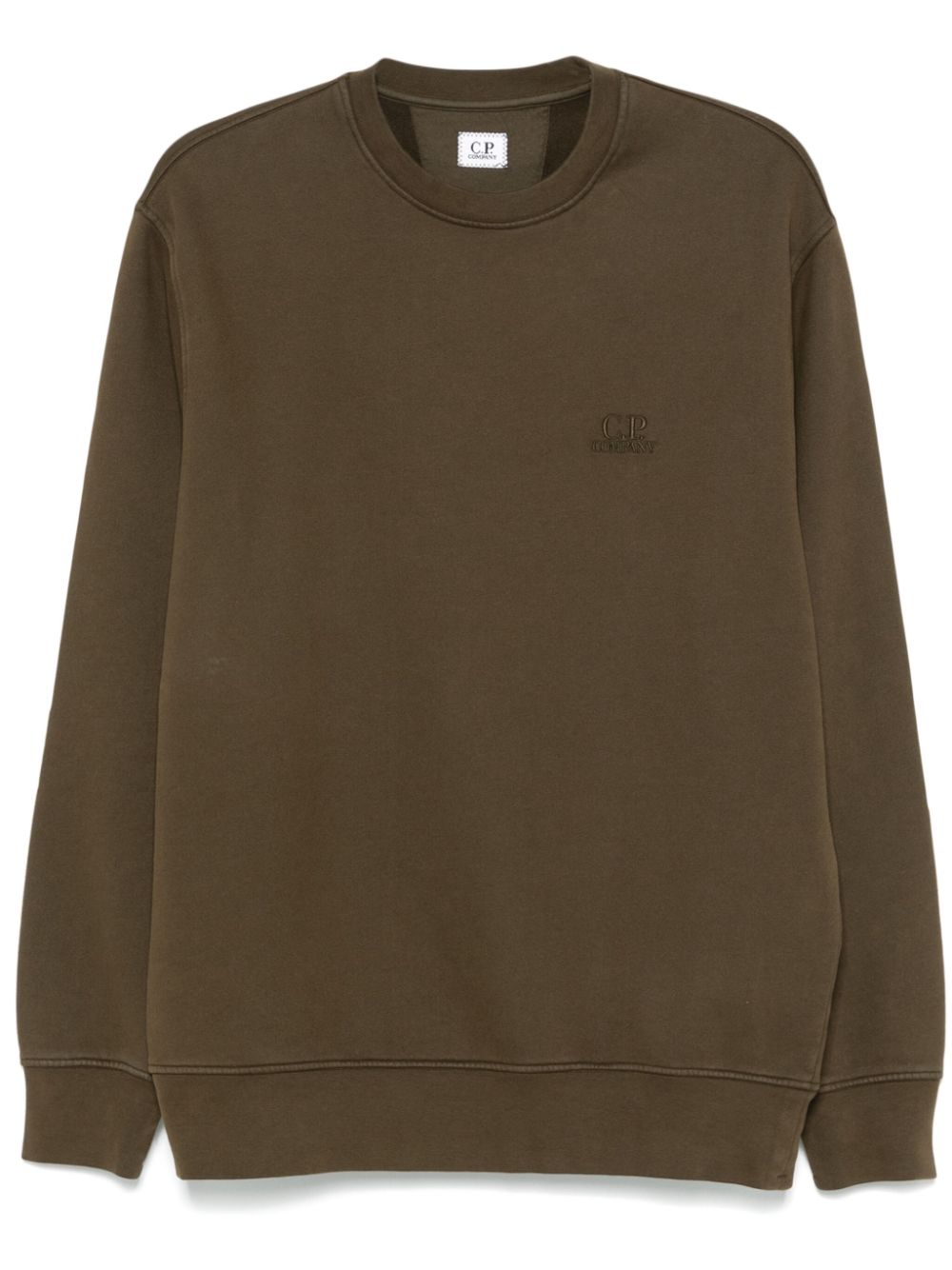 C.P. Company logo crew neck sweatshirt - Green von C.P. Company