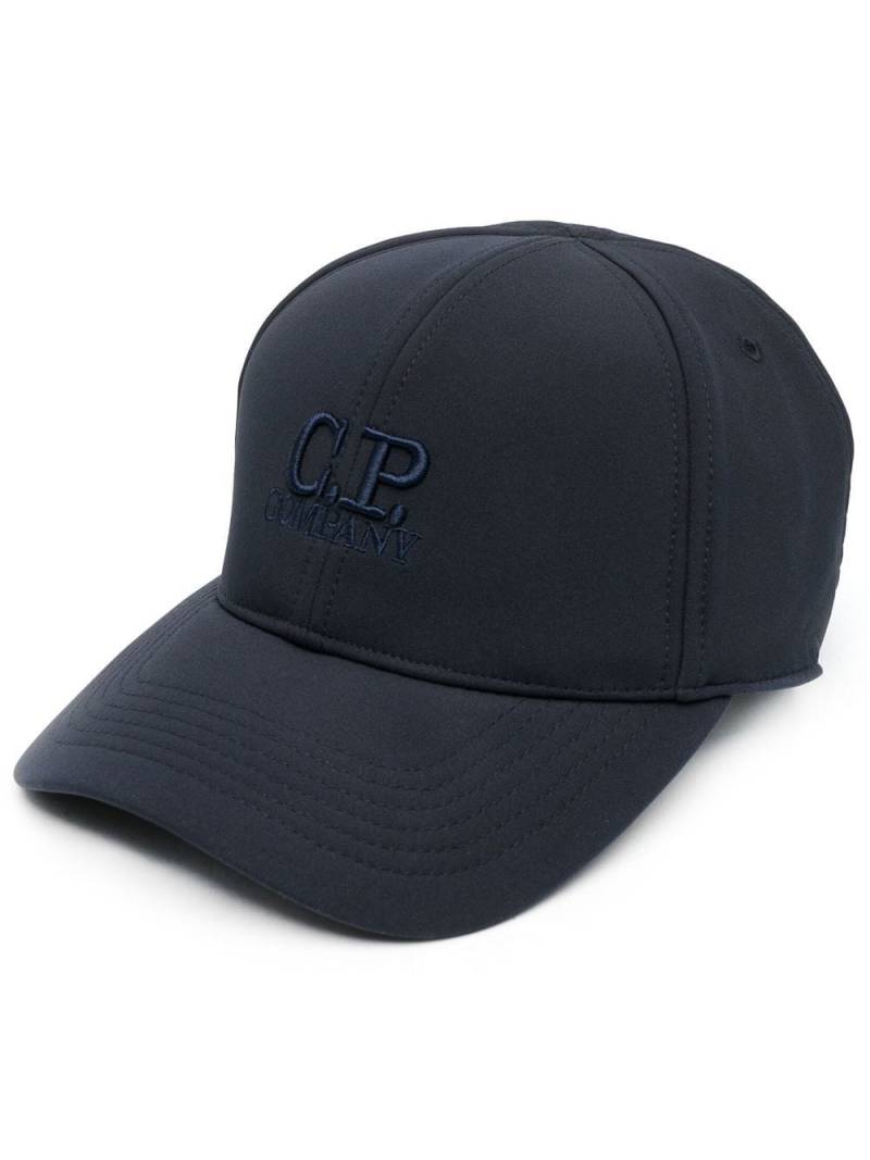 C.P. Company logo-embroidered cap - Blue von C.P. Company