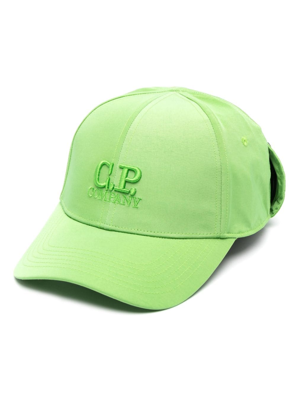 C.P. Company logo-embroidered curved-peak cap - Green von C.P. Company